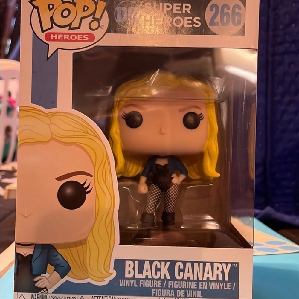 Funko Pop DC Super Heroes Black Canary #266 Vinyl Figure